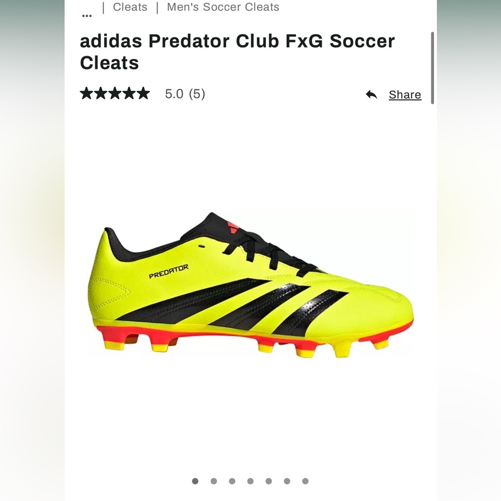 Brand New Adidas Soccer Cleats 6.5